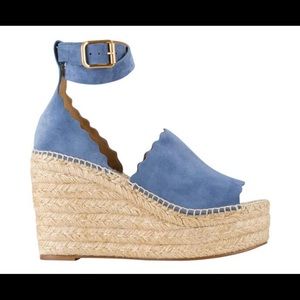 Chloe Lauren Scallop espadrilles